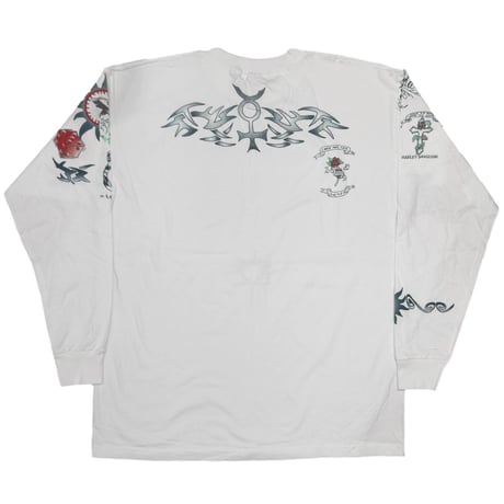 DENNIS RODMAN TATTOO LS DEAD STOCK WHITE XL