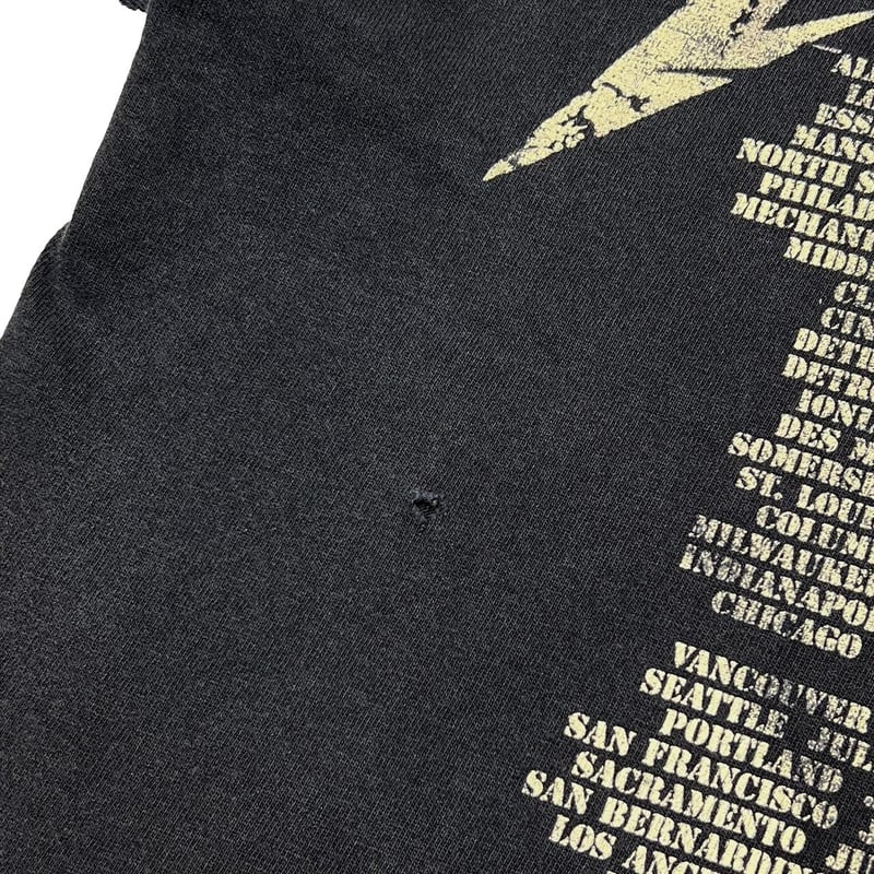 METALLICA PUSHEAD SIDE FLAME SKULL anvil XL 499