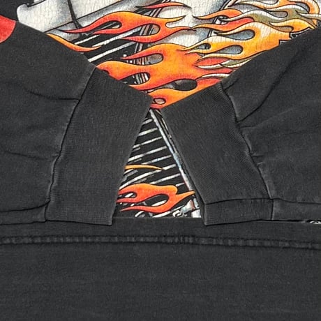 HARLEY DAVIDSON 2001 ENGINE FLAME LS BACK APPLETON EMBLEM XL 5029