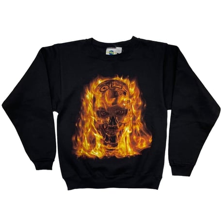 TERMINATOR 2 BURNING FACE CREWNECK SWEAT UNIVERSAL SMALL 8313
