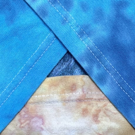 THE ROLLING STONES 1997 BRIDGES TO BABYLON TIE DYE BLUE DELTA LARGE 7678