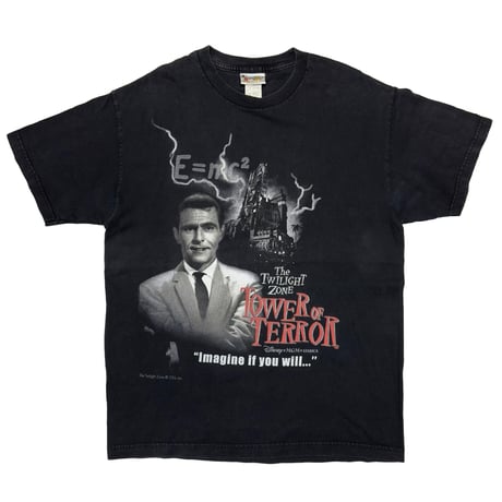 DISNEY VINTAGE THE TWILIGHT ZONE TOWER OF TERROR Rod Serling LARGE 8895