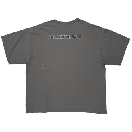 RAGE AGAINST THE MACHINE FRONT MEMBER CHARCOAL FITS XL 6976