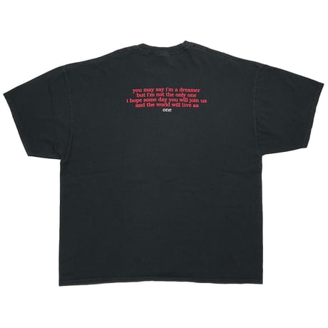 JOHN LENNON MIDDLE Y2K IMAGINE you may say i'm a dreamer... one JERZEES XXL 0205