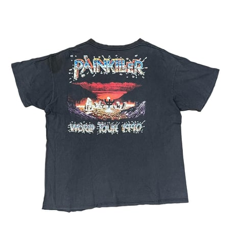 JUDAS PRIEST PAIN KILLER WORLD TOUR 1990 FIT LIKE LARGE 3161