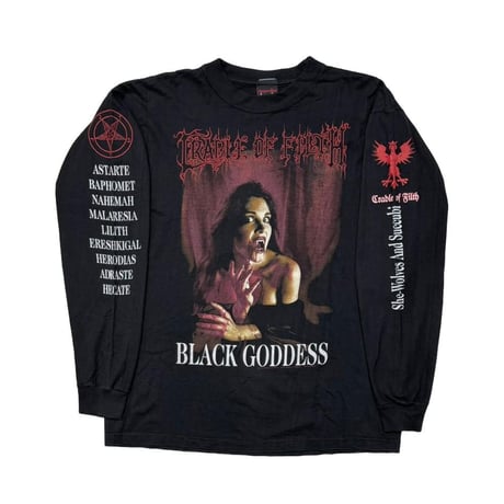 CRADLE OF FILTH BLACK GODDESS LS FITS LARGE 0234