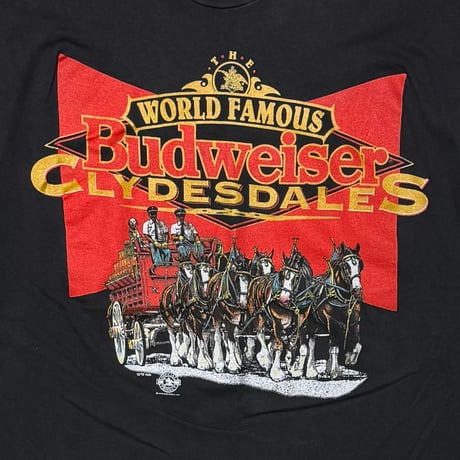 Budweiser WORLD FAMOUS CLYDESDALES HANES LARGE 1532