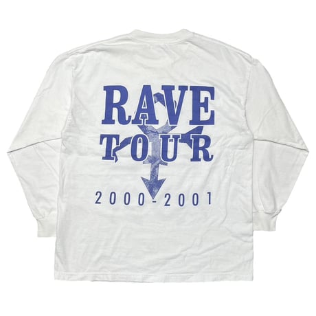 PRINCE RAVE TOUR 2000-2001 LS WHITE ALSTYLE XL 9443