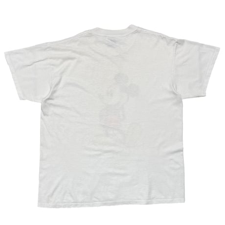 DISNEY VINTAGE MICKEY MOUSE WHITE ONEITA XL 4815