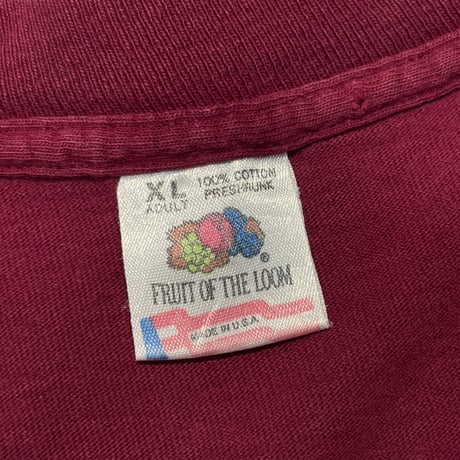 RAGE AGAINST THE MACHINE MOLOTOV BURGUNDY FRUIT OF THE LOOM XL 8440