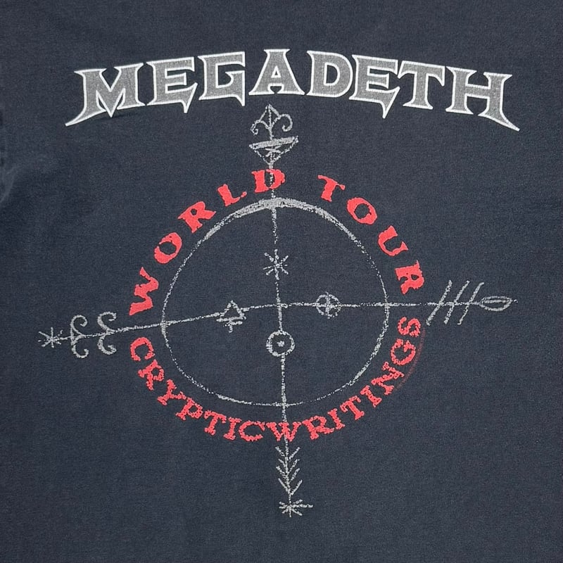 MEGADETH CRYPTIC WRITINGS WORLD TOUR 1997 LARGE