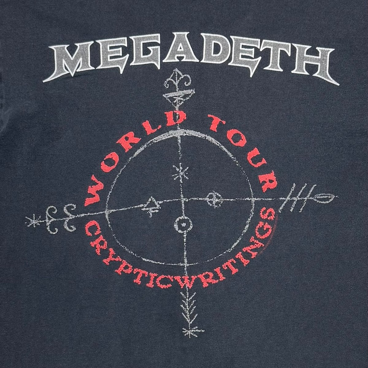 MEGADETH CRYPTIC WRITINGS WORLD TOUR 1997 LARGE