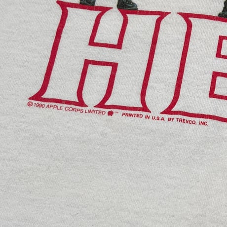 THE BEATLES 1990 HELP! I NEED SOMEBODY! WHITE FRUIT OF THE LOOM LARGE 7365