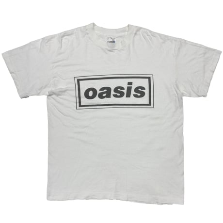 oasis MONOCHROME BOX LOGO WHITE SCREEN STARS LARGE 0764