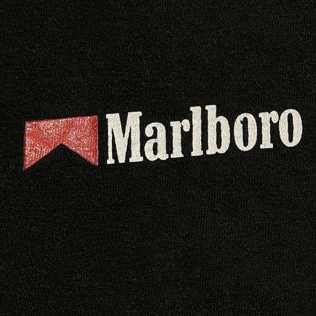 Marlboro MAN BACK BIG PRINT TEE BLACK 10 9962