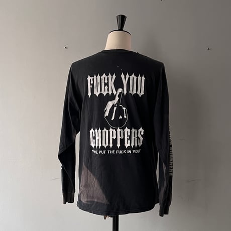 FADE is BEAUTIFUL [No.9]  FUCK YOU CHOPPERS LONG SLEEVE DELTA XL 6679