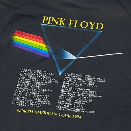 PINK FLOYD DARK SIDE OF THE MOON NORTH AMERICAN TOUR 1994 BROCKUM XL 5690
