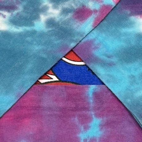 GRATEFUL DEAD 1995 DEAD BEAR LOGOS TIE DYE anvil LARGE 6781