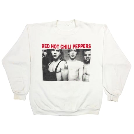 RED HOT CHILI PEPPERS PORTRAIT CREWNECK SWEAT WHITE FITS XL 9329