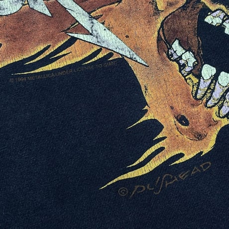 METALLICA SUMMER SHIT FLAME PUSHEAD SKULL GIANT XL 155KH8765