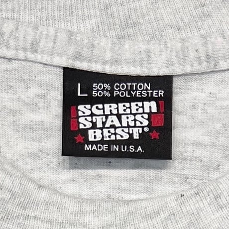EXIT-13 GREEN IS GOOD! LS ASH GREY SCREEN STARS LARGE 3152