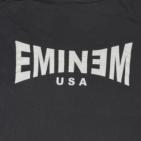 EMINEM THUNDER BACK TEXT EMINEM USA BOOTLEG FITS XL 5389
