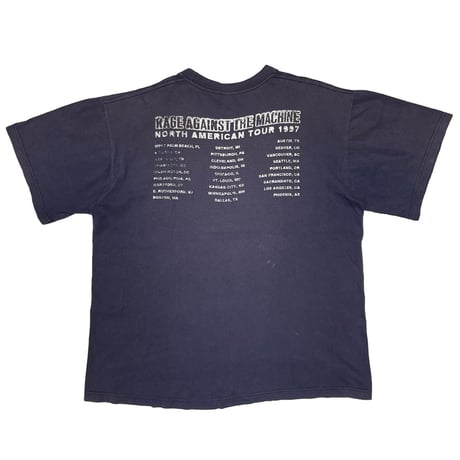 RAGE AGAINST THE MACHINE 1997 BARBARA KRUGER Who is beyond the law ? NAVY GIANT XL 4662
