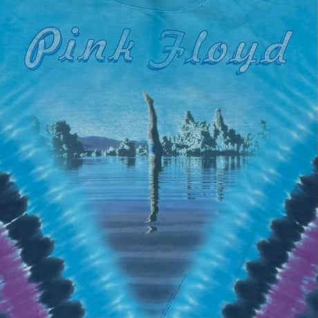 PINK FLOYD WISH YOU WERE HERE BLUE TIEDYE LIQUID BLUE FITS XL 1951