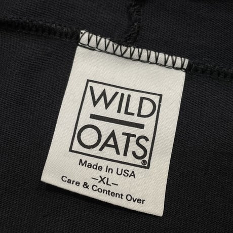 WEED SKULL L/S HOODED TEE 1993 WILD OATS  XL 4079