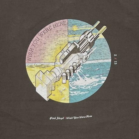 PINK FLOYD WISH YOU WERE HERE FADED BLACK ANVIL XL 8724