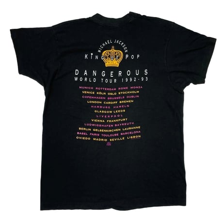 MICHAEL JACKSON DANGEROUS WORLD TOUR 1992-93 FITS LARGE 1617