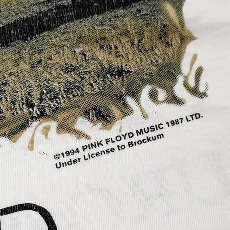 PINK FLOYD 1994 EUROPEAN TOUR DIVISION BELL WHITE BROCKUM XL 8259