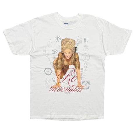 MADONNA RE INVENTION WORLD TOUR 2004 WHITE GILDAN LARGE 8543