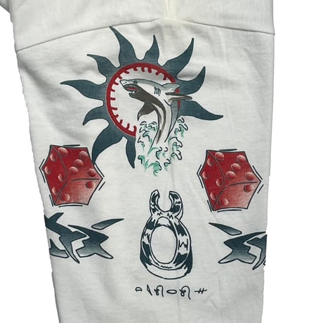DENNIS RODMAN TATTO LS WHITE XL 9296