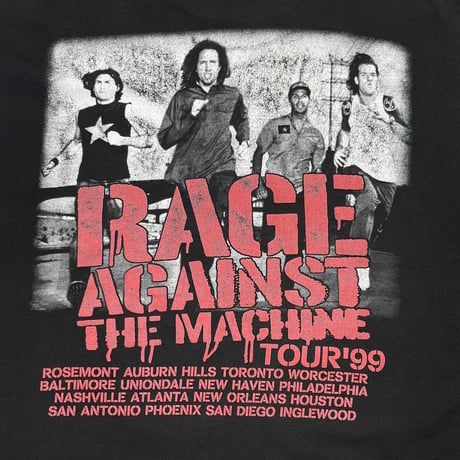 RAGE AGAINST THE MACHINE TOUR '99 JERZEES FITS XL 9292