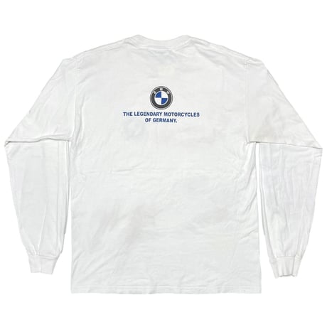 BMW MOTORCYCLE OWNERS OF AMERICA BMWMOA LS WHITE GILDAN LARGE 7800