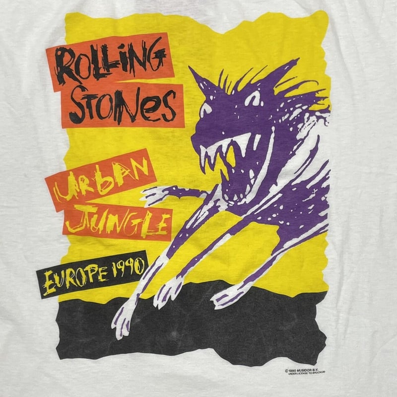THE ROLLING STONES EUROPE 1990 URBAN JUNGLE WHI