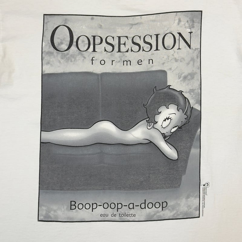 BETTY BOOP OOPSESSION FOR MEN WHITE CHANGES XL