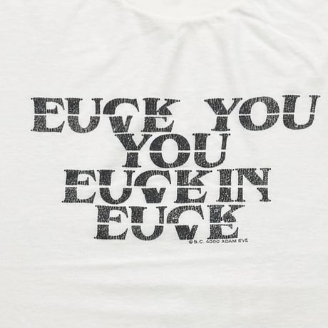 greatLAnd fuck love shirt / new vintage LARGE 6034