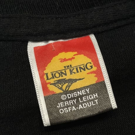 DISNEY VINTAGE THE LION KING OVP BLACK OSFA FITS XL 6382