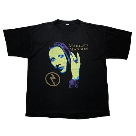 MARILYN MANSON FACE & LOGO BOOTLEG XL 1 7555