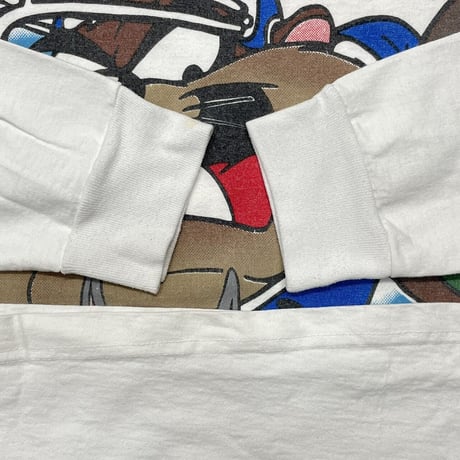 LOONEY TUNES TAZMANIAN DEVIL 1995 TAZ LARGER THAN LIFE LS WHITE XL 7971