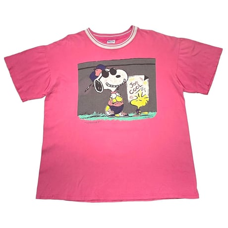 PEANUTS Joe COOL STREET PINK ULTIMATE SPORTS WEAR LARGE 4373