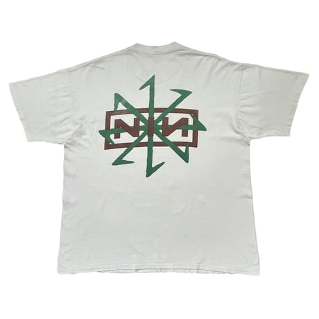 NINE INCH NAILS GRIFFIN DEVIL TOUR WHITE FITS XL 6154