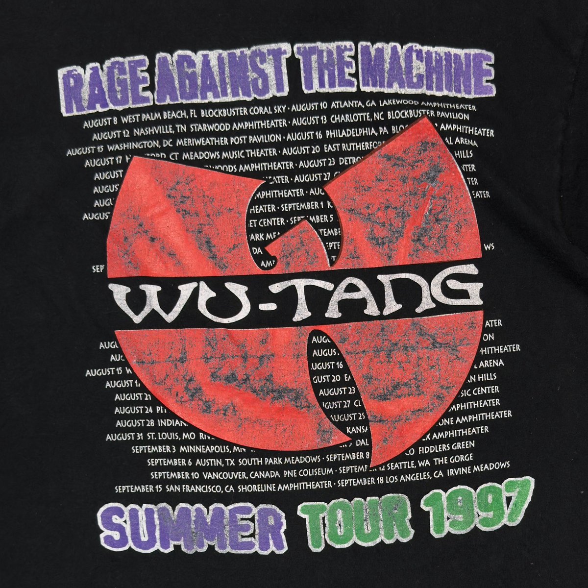 00s Wu-tang clanレイジアゲインストザマシーン ジップパーカー