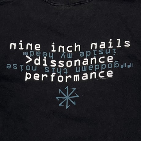 NINE INCH NAILS DISSONANCE PERFORMANCE ALL SPORT LARGE 4949