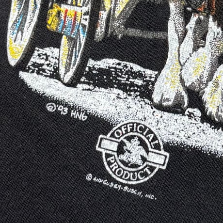 Budweiser WORLD FAMOUS CLYDESDALES HANES LARGE 1532