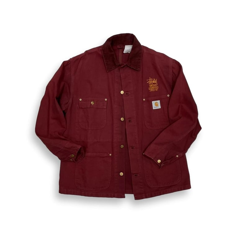 価格相談可93年限定 STUSSY×カーハート ダックベストネイビー東京 価格相談可93年限定 STUSSY×カーハート ダックベストネイビー東京