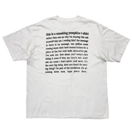 THE SMASHING PUMPKINS SP RED HEART WHITE FITS XL 5570