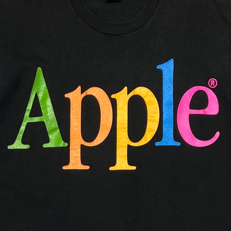 Apple MULTI COLOR BIG LOGO BLACK FRUIT OF THE LOOM XL 8399